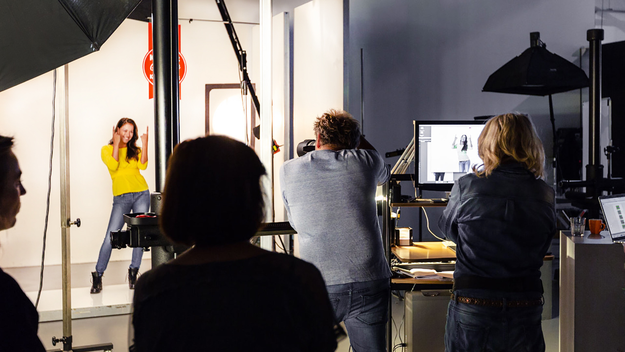 Fotoshoot in onze studio